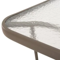 ΤΡΑΠΕΖΙ BRUNO HM5106.04 ΣΑΜΠΑΝΙ ΜΕΤΑΛΛΙΚΟ ΜΕ ΓΥΑΛΙΝΗ ΕΠΙΦΑΝΕΙΑ 140Χ80Χ71Υεκ -Vougioukas trapezi bruno hm5106 04 sampani metalliko me gialini epiphaneia 140ch80ch71iek 5