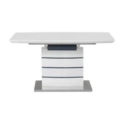 Τραπέζι επεκτεινόμενο Darsile Inart λευκό με γκρι-ανθρακί Mdf 140-180x90x76εκ 13 Τραπέζι επεκτεινόμενο Darsile Inart λευκό με γκρι-ανθρακί Mdf 140-180x90x76εκ -Vougioukas trapezi epekteinomeno darsile inart leiko me gkri anthraki mdf 140 180 90 76ek 3