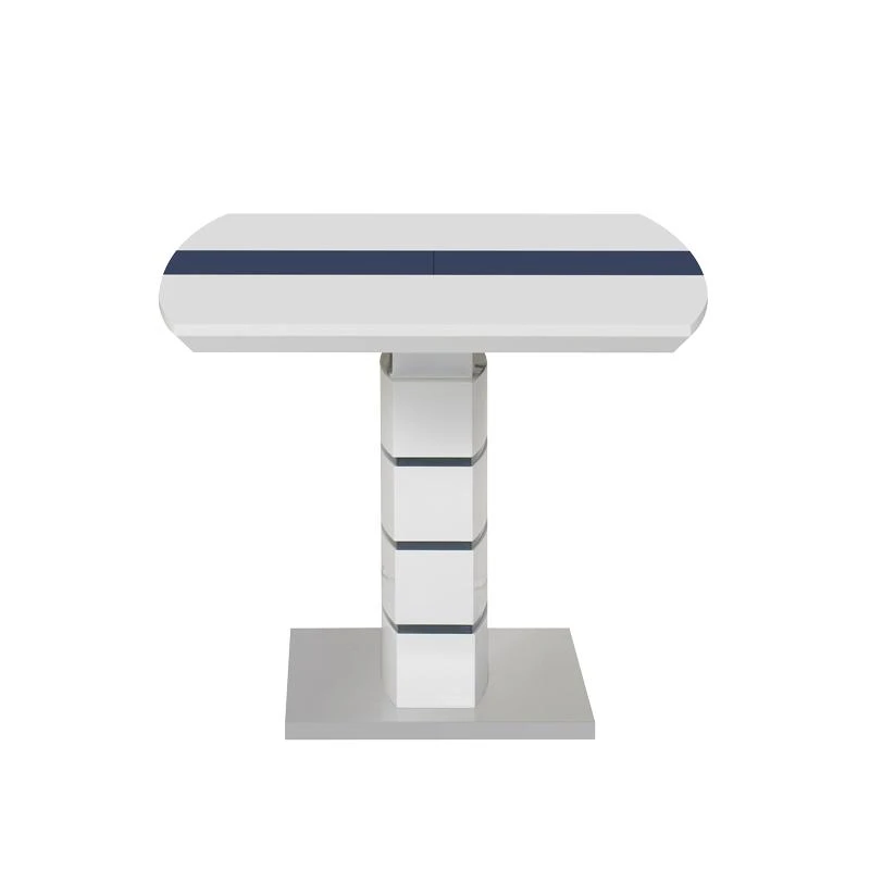 Τραπέζι επεκτεινόμενο Darsile Inart λευκό με γκρι-ανθρακί Mdf 140-180x90x76εκ 5 Τραπέζι επεκτεινόμενο Darsile Inart λευκό με γκρι-ανθρακί Mdf 140-180x90x76εκ - Image 5