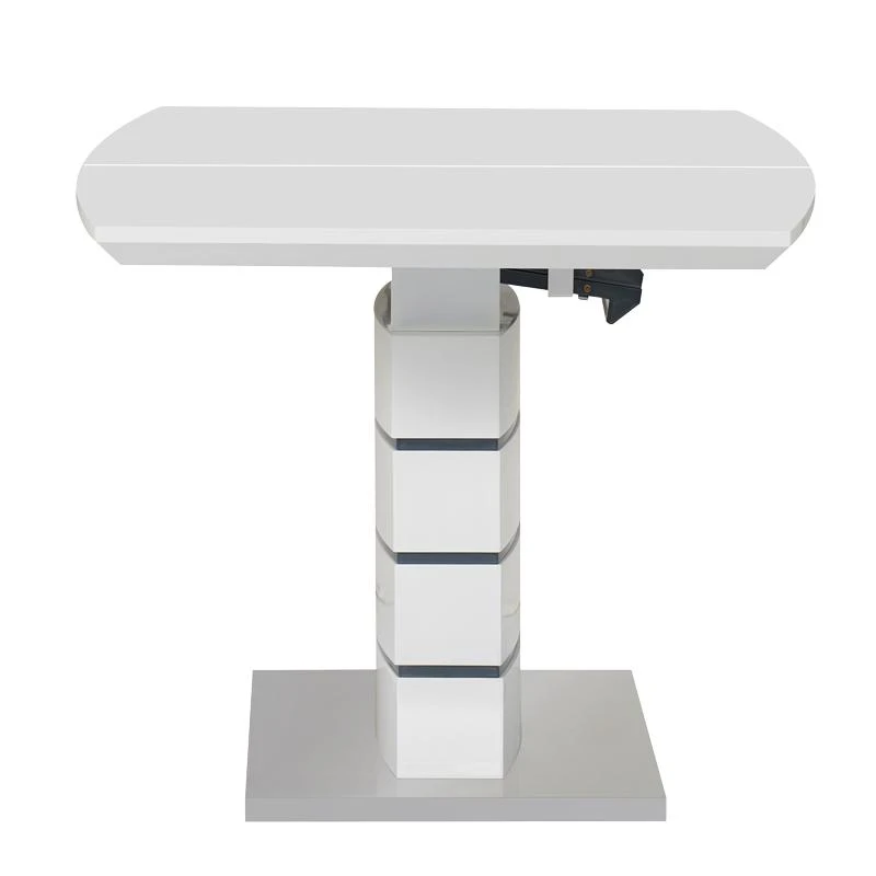 Τραπέζι επεκτεινόμενο Darsile Inart λευκό με γκρι-ανθρακί Mdf 140-180x90x76εκ 6 Τραπέζι επεκτεινόμενο Darsile Inart λευκό με γκρι-ανθρακί Mdf 140-180x90x76εκ - Image 6