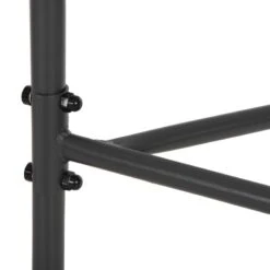 ΤΡΑΠΕΖΙ ΗΜΙΚΥΚΛΙΚΟ LIMA HM5967.01 ΜΕΤΑΛΛΙΚΟ ΓΚΡΙ ΜΕ ΓΥΑΛΙΝΟ TOP 70x40x64,5Υεκ. -Vougioukas trapezi imikikliko lima hm5967 01 metalliko gkri me gialino top 70 40 645iek 1 7