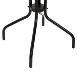 ΤΡΑΠΕΖΙ LIMA Φ60x68Υεκ. ΜΕΤΑΛΛΙΚΟ ΜΑΥΡΟ ΜΕ ΓΥΑΛΙΝΗ ΕΠΙΦΑΝΕΙΑ HM5079.03 -Vougioukas trapezi lima ph60 68iek metalliko mairo me gialini epiphaneia hm5079 03 6