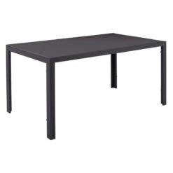 ΤΡΑΠΕΖΙ ΜΕΤΑΛΛΙΚΟ OFER ΟΡΘΟΓΩΝΙΟ ΓΚΡΙ ΜΕ ΓΥΑΛΙ ΓΚΡΙ 150X90Χ75Υεκ. HM5767.01 -Vougioukas trapezi metalliko ofer orthogonio gkri me giali gkri 150 90ch75iek hm5767 01 3