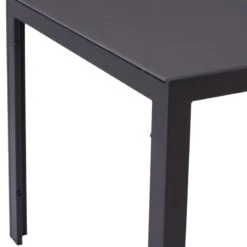 ΤΡΑΠΕΖΙ ΜΕΤΑΛΛΙΚΟ OFER ΟΡΘΟΓΩΝΙΟ ΓΚΡΙ ΜΕ ΓΥΑΛΙ ΓΚΡΙ 150X90Χ75Υεκ. HM5767.01 -Vougioukas trapezi metalliko ofer orthogonio gkri me giali gkri 150 90ch75iek hm5767 01 4