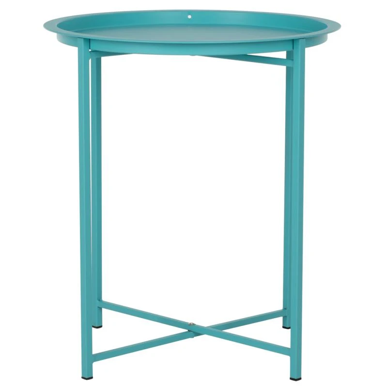 ΤΡΑΠΕΖΙ ΠΤΥΣΣΟΜΕΝΟ ΜΕ ΑΠΟΣΠΩΜΕΝΟ ΔΙΣΚΟ SAMUEL ΜΕΤΑΛΛΙΚΟ ΤΙΡΚΟΥΑΖ Φ46x53 εκ. HM5287.08 3 ΤΡΑΠΕΖΙ ΠΤΥΣΣΟΜΕΝΟ ΜΕ ΑΠΟΣΠΩΜΕΝΟ ΔΙΣΚΟ SAMUEL ΜΕΤΑΛΛΙΚΟ ΤΙΡΚΟΥΑΖ Φ46x53 εκ. HM5287.08 - Image 3