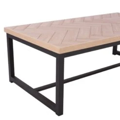 ΤΡΑΠΕΖΙ ΣΑΛΟΝΙΟΥ CHANELLE ΣΕ ΦΥΣΙΚΟ ΧΡΩΜΑ ΜΕ ΜΑΥΡΑ ΠΟΔΙΑ 110x59x38Y εκ. HM8648 -Vougioukas trapezi salonioi chanelle se phisiko chroma me maira pothia 110 59 38y ek hm8648 3