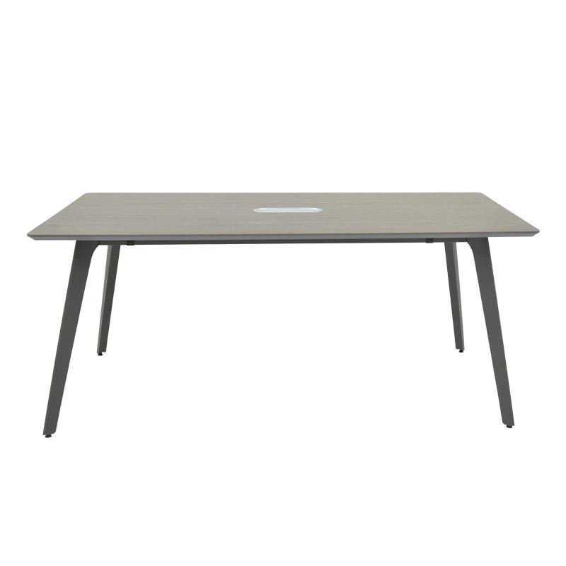 Τραπέζι συνεδριάσεων επαγγελματικό Denith Pakoworld ανθρακί-καρυδί 180x100x75εκ 1 Τραπέζι συνεδριάσεων επαγγελματικό Denith Pakoworld ανθρακί-καρυδί 180x100x75εκ