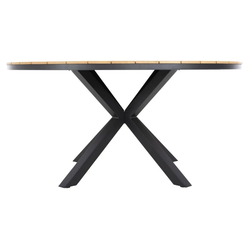 ΤΡΑΠΕΖΙ ΣΤΡΟΓΓΥΛΟ ΕΞ.ΧΩΡΟΥ MORIL HM6042.01 ΑΛΟΥΜΙΝΙΟ ΑΝΘΡΑΚΙ-POLYWOOD ΦΥΣΙΚΟ Φ150εκ. 4 ΤΡΑΠΕΖΙ ΣΤΡΟΓΓΥΛΟ ΕΞ.ΧΩΡΟΥ MORIL HM6042.01 ΑΛΟΥΜΙΝΙΟ ΑΝΘΡΑΚΙ-POLYWOOD ΦΥΣΙΚΟ Φ150εκ. - Image 4