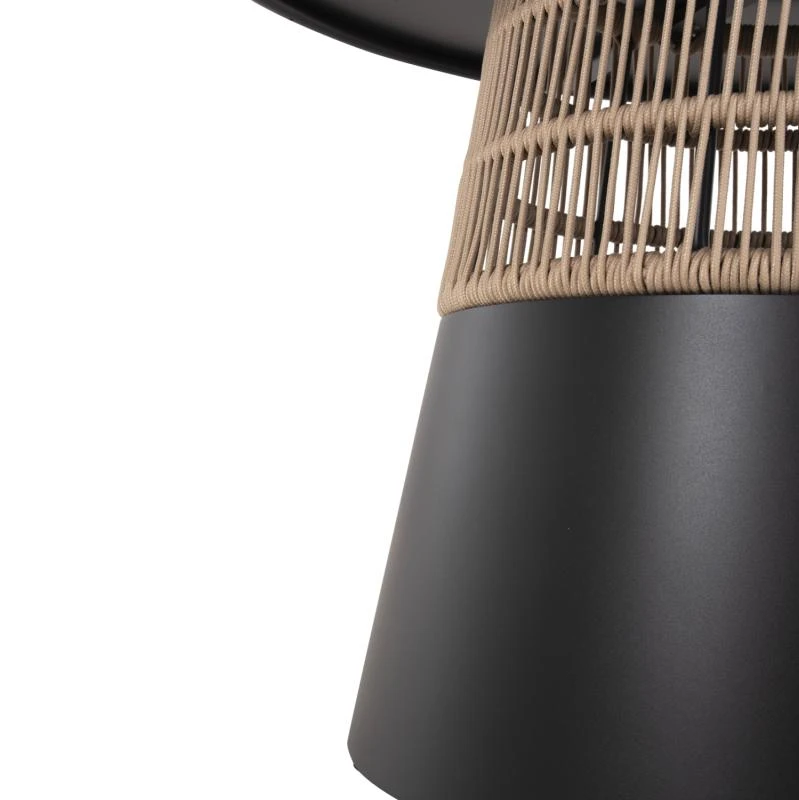 ΤΡΑΠΕΖΙ ΣΤΡΟΓΓΥΛΟ SAEID HM6106.01 ΑΝΘΡΑΚΙ ΑΛΟΥΜΙΝΙΟ-ΜΠΕΖ ΣΧΟΙΝΙ Φ120x75Υεκ. 7 ΤΡΑΠΕΖΙ ΣΤΡΟΓΓΥΛΟ SAEID HM6106.01 ΑΝΘΡΑΚΙ ΑΛΟΥΜΙΝΙΟ-ΜΠΕΖ ΣΧΟΙΝΙ Φ120x75Υεκ. - Image 7