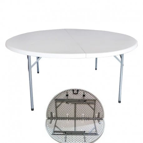 Catering Τραπέζι Βαλίτσα Μεταλλικό PP Φ120x74εκ 1 Catering Τραπέζι Βαλίτσα Μεταλλικό PP Φ120x74εκ