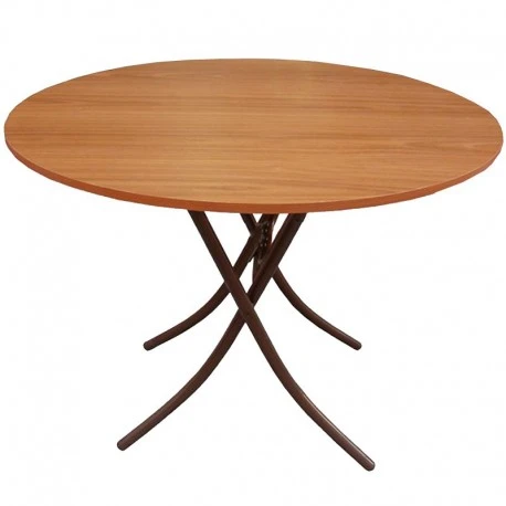 Τραπέζι Πτυσσόμενο Μεταλλικό Μελαμίνης Φ90x60/73.5εκ 1 Τραπέζι Πτυσσόμενο Μεταλλικό Μελαμίνης Φ90x60/73.5εκ