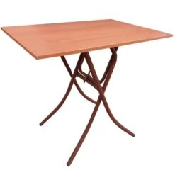 Τραπέζι Πτυσσόμενο Μεταλλικό Μελαμίνης 70x50x60/73.5εκ