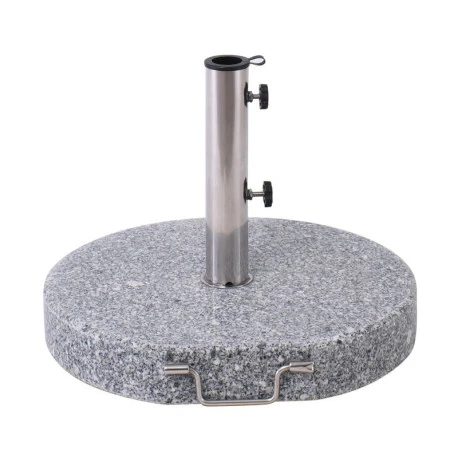 ΒΑΣΗ ομπρέλας στρογγυλή Γρανίτης/Φ50 H.7,5/37εκ Inox #304 (40Kg) 1 ΒΑΣΗ ομπρέλας στρογγυλή Γρανίτης/Φ50 H.7,5/37εκ Inox #304 (40Kg)