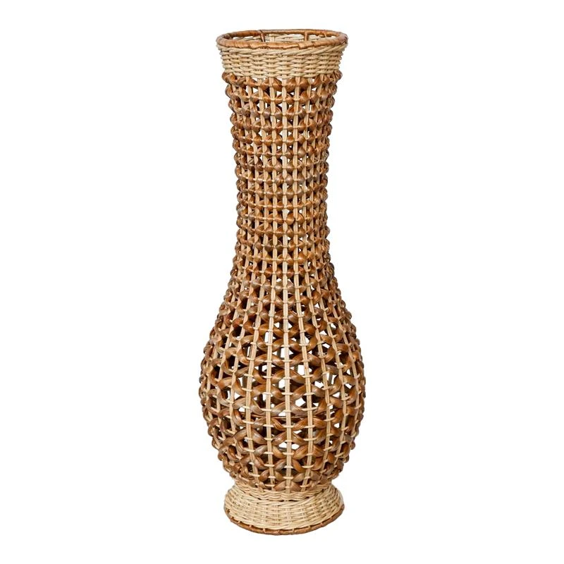 Βάζο Gucre Inart ξύλο-rattan Pe σε φυσική απόχρωση Φ25x70εκ 2 Βάζο Gucre Inart ξύλο-rattan Pe σε φυσική απόχρωση Φ25x70εκ - Image 2