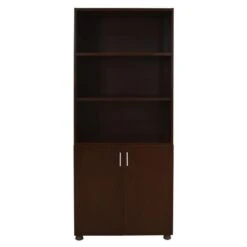 ΒΙΒΛΙΟΘΗΚΗ ΓΡΑΦΕΙΟΥ VANCE ΕΠΑΓΓΕΛΜΑΤΙΚΗ WENGE HM2055.12 80Χ40Χ190Υ εκ. -Vougioukas vivliothiki grapheioi vance epaggelmatiki wenge hm2055 12 80ch40ch190i ek 1 2