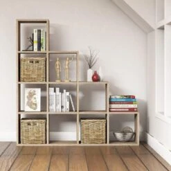 ΒΙΒΛΙΟΘΗΚΗ ΜΕΛΑΜΙΝΗΣ SCALE SONΟMA 120x30x123,6Υεκ.HM9238.12 6 ΒΙΒΛΙΟΘΗΚΗ ΜΕΛΑΜΙΝΗΣ SCALE SONΟMA 120x30x123,6Υεκ.HM9238.12 -Vougioukas vivliothiki melaminis scale sonoma 120 30 1236iek hm9238 12 2