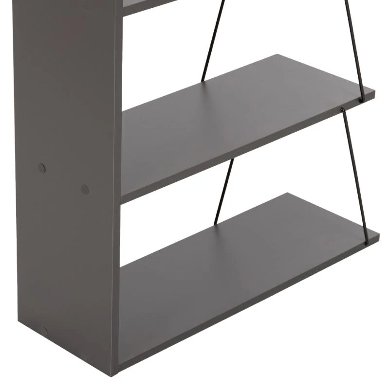 ΒΙΒΛΙΟΘΗΚΗ ΜΙΝΙ TARS HM2241.20 ΓΚΡΙ ΜΕΛΑΜΙΝΗ-ΜΑΥΡΕΣ ΜΕΤΑΛ. ΒΕΡΓΕΣ 65x22-24x146Υεκ. 6 ΒΙΒΛΙΟΘΗΚΗ ΜΙΝΙ TARS HM2241.20 ΓΚΡΙ ΜΕΛΑΜΙΝΗ-ΜΑΥΡΕΣ ΜΕΤΑΛ. ΒΕΡΓΕΣ 65x22-24x146Υεκ. - Image 6