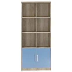 Βιβλιοθήκη παιδική σύνθετη Looney Pakoworld χρώμα Castillo-μπλε 80,5x36,5x183,5εκ -Vougioukas vivliothiki paithiki sintheti looney pakoworld chroma castillo mple 805 365 1835ek 2