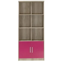 Βιβλιοθήκη παιδική σύνθετη Looney Pakoworld χρώμα Castillo-ροζ 80,5x36,5x183,5εκ -Vougioukas vivliothiki paithiki sintheti looney pakoworld chroma castillo roz 805 365 1835ek 2