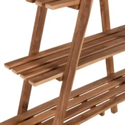 ΒΙΒΛΙΟΘΗΚΗ STAM HM7895 TEAK ΞΥΛΟ ΣΕ ΦΥΣΙΚΟ ΧΡΩΜΑ 120x33x180Y εκ. -Vougioukas vivliothiki stam hm7895 teak ksilo se phisiko chroma 120 33 180y ek 1 3