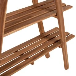 ΒΙΒΛΙΟΘΗΚΗ STAM HM7895 TEAK ΞΥΛΟ ΣΕ ΦΥΣΙΚΟ ΧΡΩΜΑ 120x33x180Y εκ. -Vougioukas vivliothiki stam hm7895 teak ksilo se phisiko chroma 120 33 180y ek 1 4