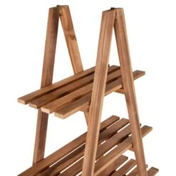 ΒΙΒΛΙΟΘΗΚΗ STAM HM7895 TEAK ΞΥΛΟ ΣΕ ΦΥΣΙΚΟ ΧΡΩΜΑ 120x33x180Y εκ. -Vougioukas vivliothiki stam hm7895 teak ksilo se phisiko chroma 120 33 180y ek 1 5