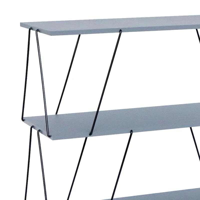 Βοηθητικό τραπέζι-ραφιέρα Tars Pakoworld γκρι-μαύρο 120x30x90εκ 1 Βοηθητικό τραπέζι-ραφιέρα Tars Pakoworld γκρι-μαύρο 120x30x90εκ