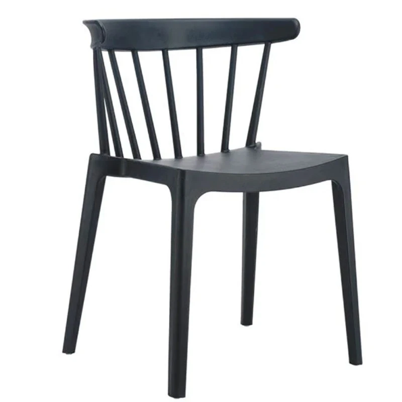 WEST Καρέκλα Κήπου - Βεράντας 53x53x75εκ PP-UV Μαύρο 1 WEST Καρέκλα Κήπου - Βεράντας 53x53x75εκ PP-UV Μαύρο