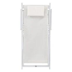 ΣΕΖΛΟΝΓΚ ΕΠΑΓΓΕΛΜΑΤΙΚΗ KEA HM5076.04 ΑΛΟΥΜΙΝΙΟ & TEXTILENE ΛΕΥΚΟ 59,5x102,5x94Υεκ -Vougioukas xaplwstres saiz long 3