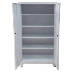 Ντουλάπα Ράφια Μεταλλική Γαλβανισμένη Δίφυλλη 80x45x195εκ -Vougioukas ντουλάπα ράφια μεταλλική γαλβανισμένη δίφυλλη 80x45x195εκ 2