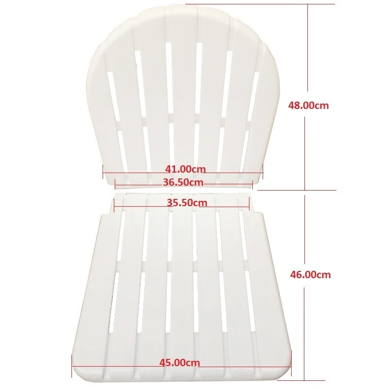 Πλαστικό κάθισμα 45x46/41x48εκ 2 Πλαστικό κάθισμα 45x46/41x48εκ - Image 2
